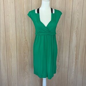 Banana Republic Vibrant Green Midi Dress